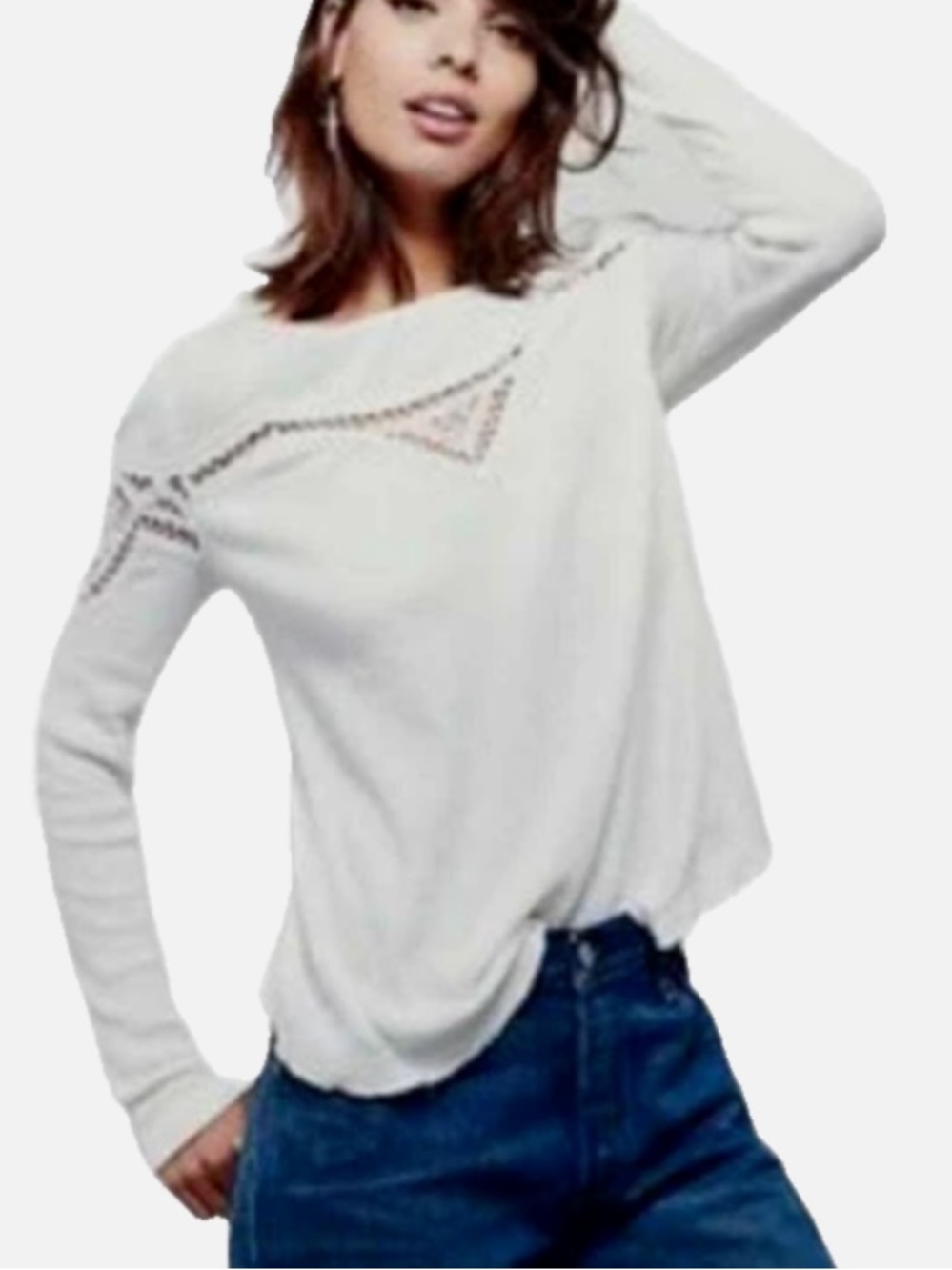 Free People Day Dreamer Thermal Shirt